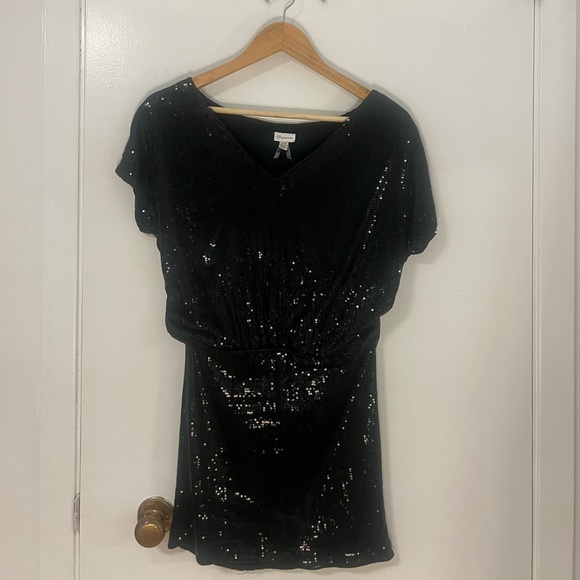 Black Sequin Dress - Picture 1 of 5